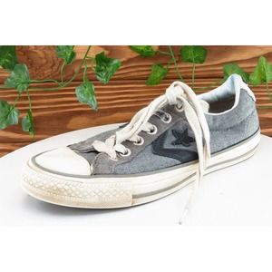 Converse All‎ star Women Size 7 M Shoes Gray Low Top Fabric